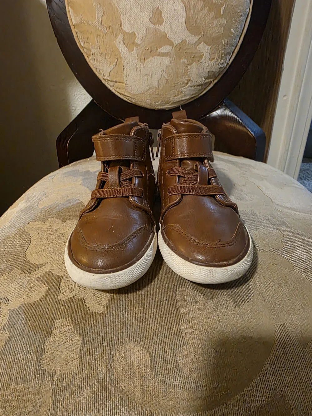 wonder nation Brown High-Top Kids Sneakers